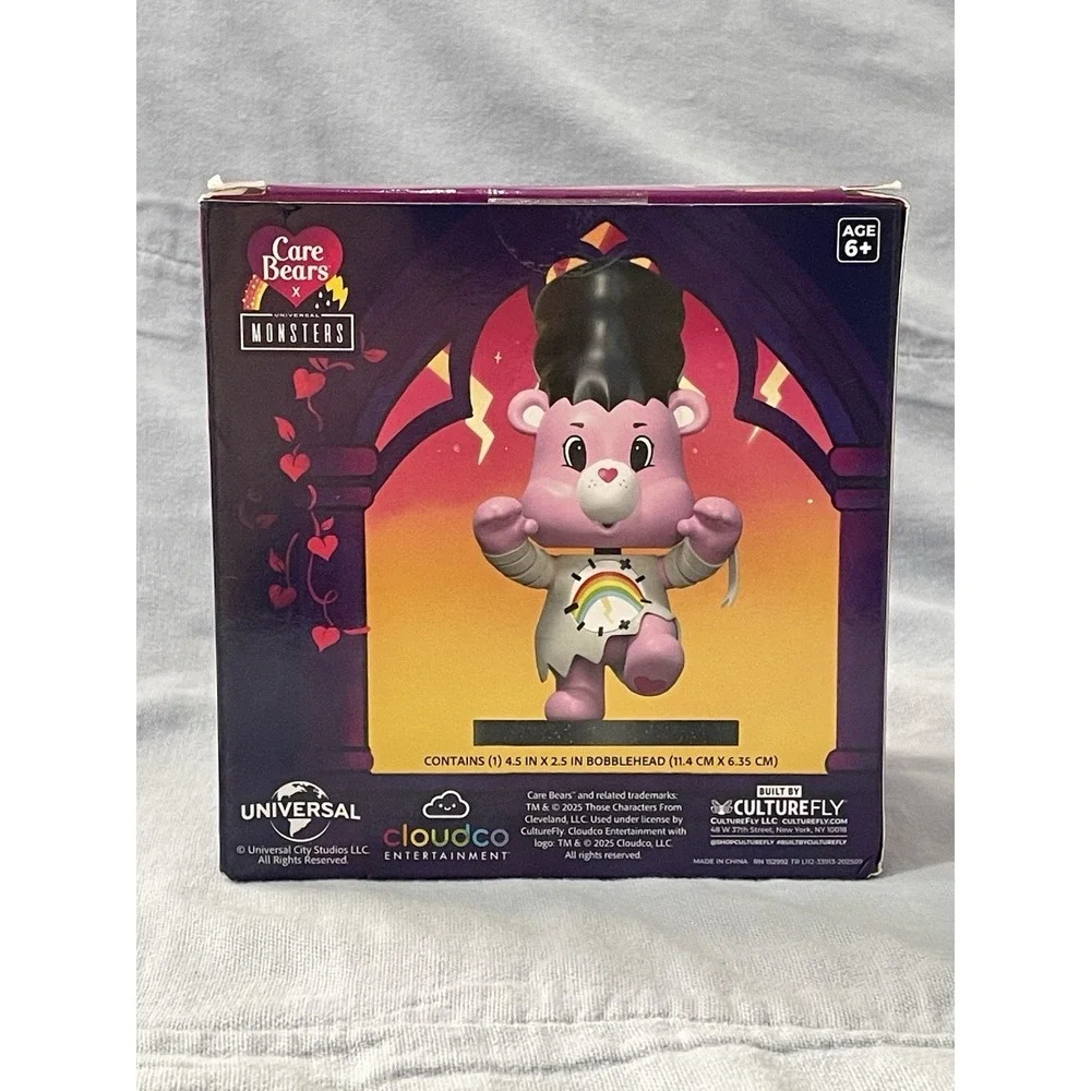 NEW Set of Care‎ Bears X Universal Monsters - Good Luck, Cheer, & Grumpy Bear